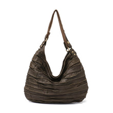 Patchwork Leather Hobo