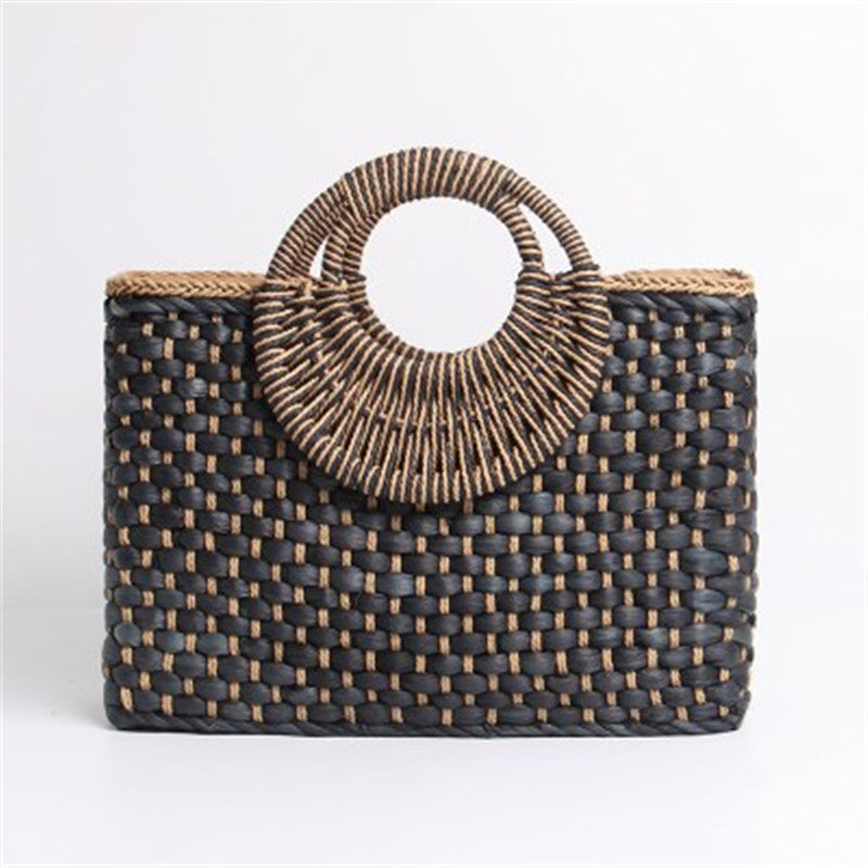 Classic Hand Woven Straw Bag